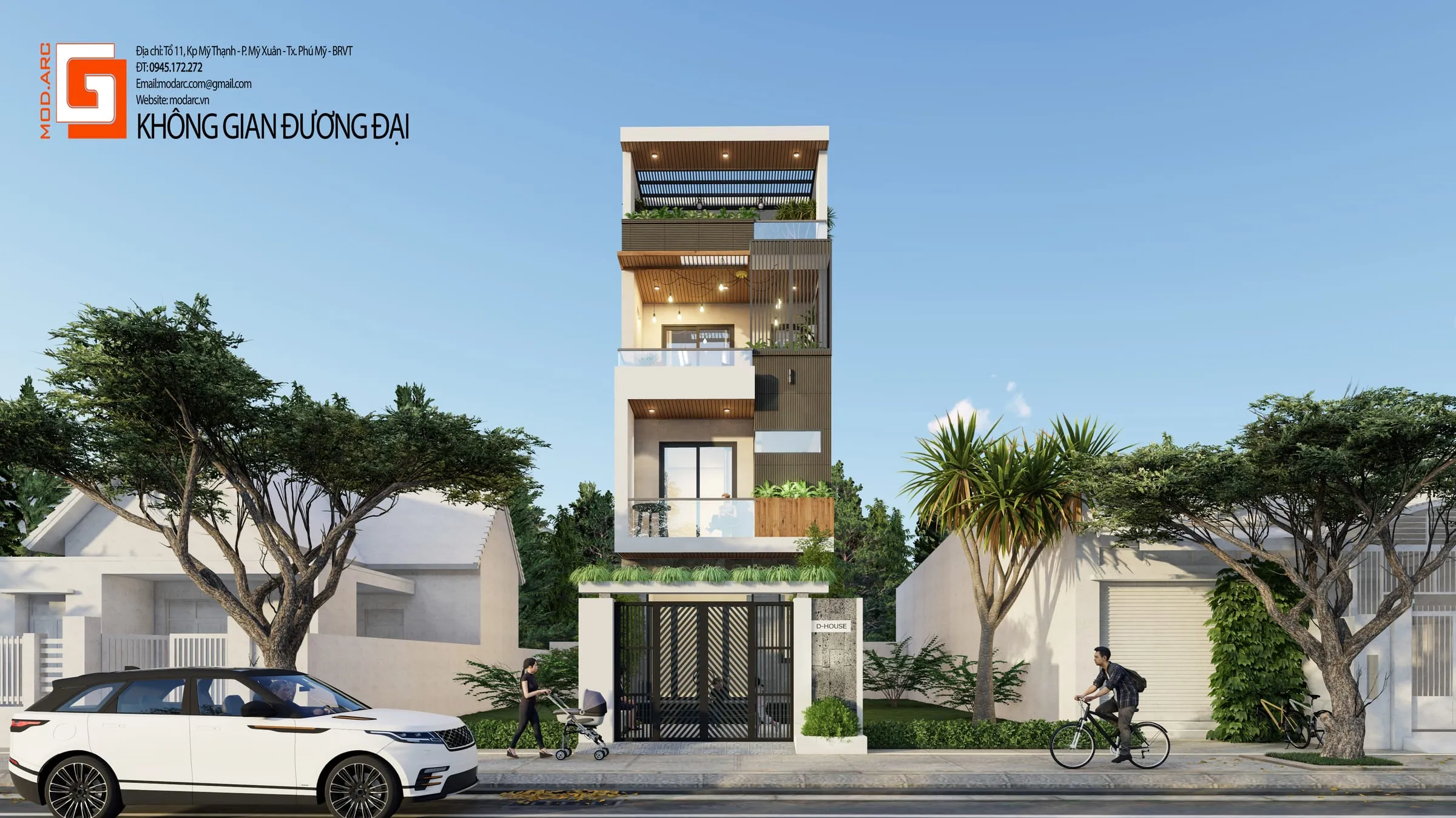 Phối cảnh Nhà phố chị Duyên