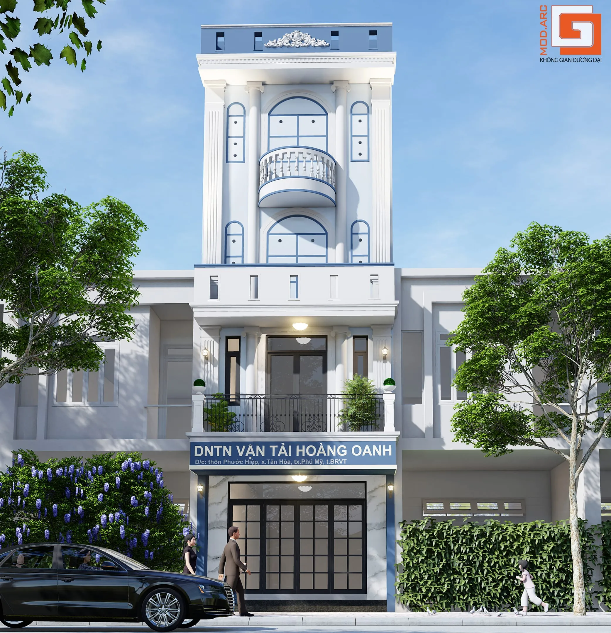 Phối cảnh Nhà phố chị Hoàng
