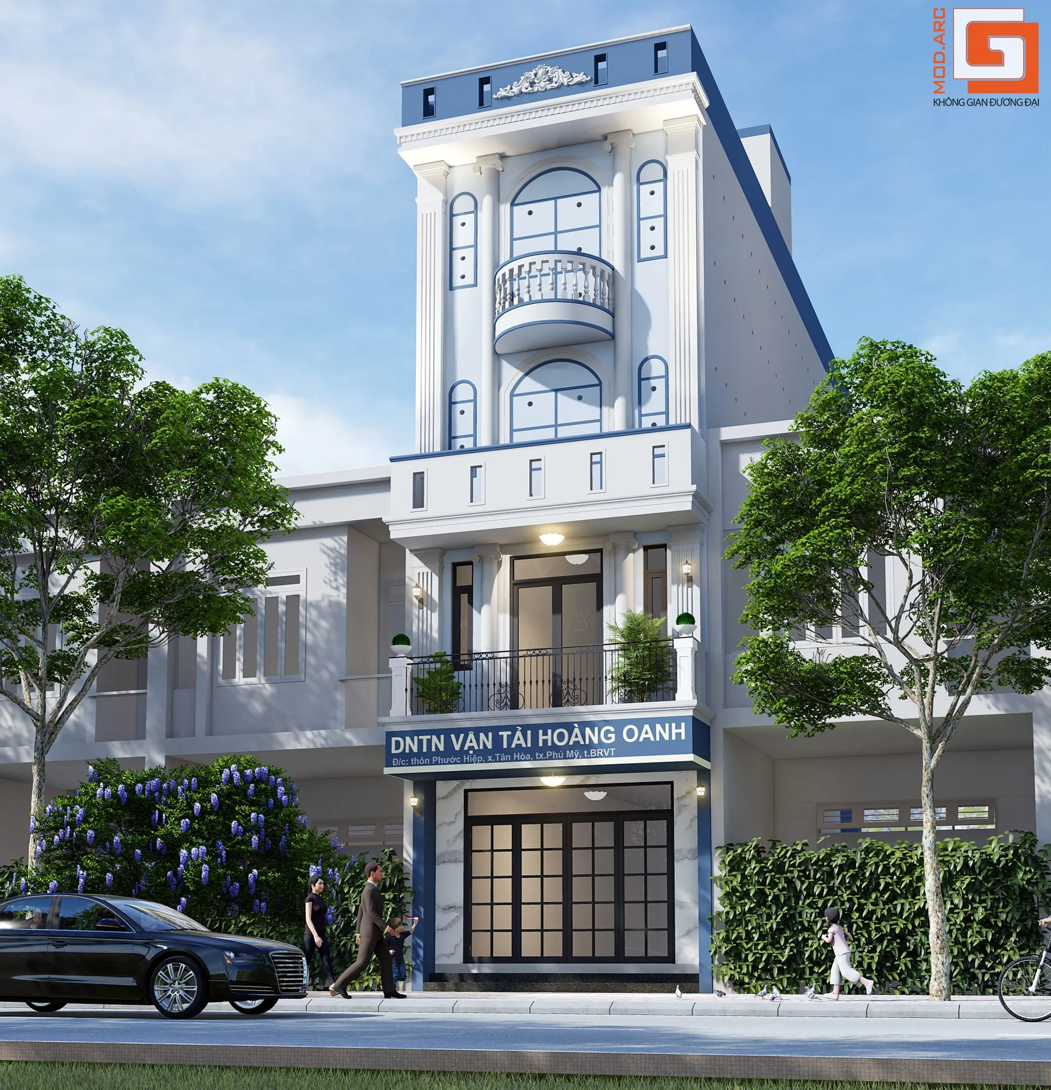Nhà phố chị Hoàng – phối cảnh 2
