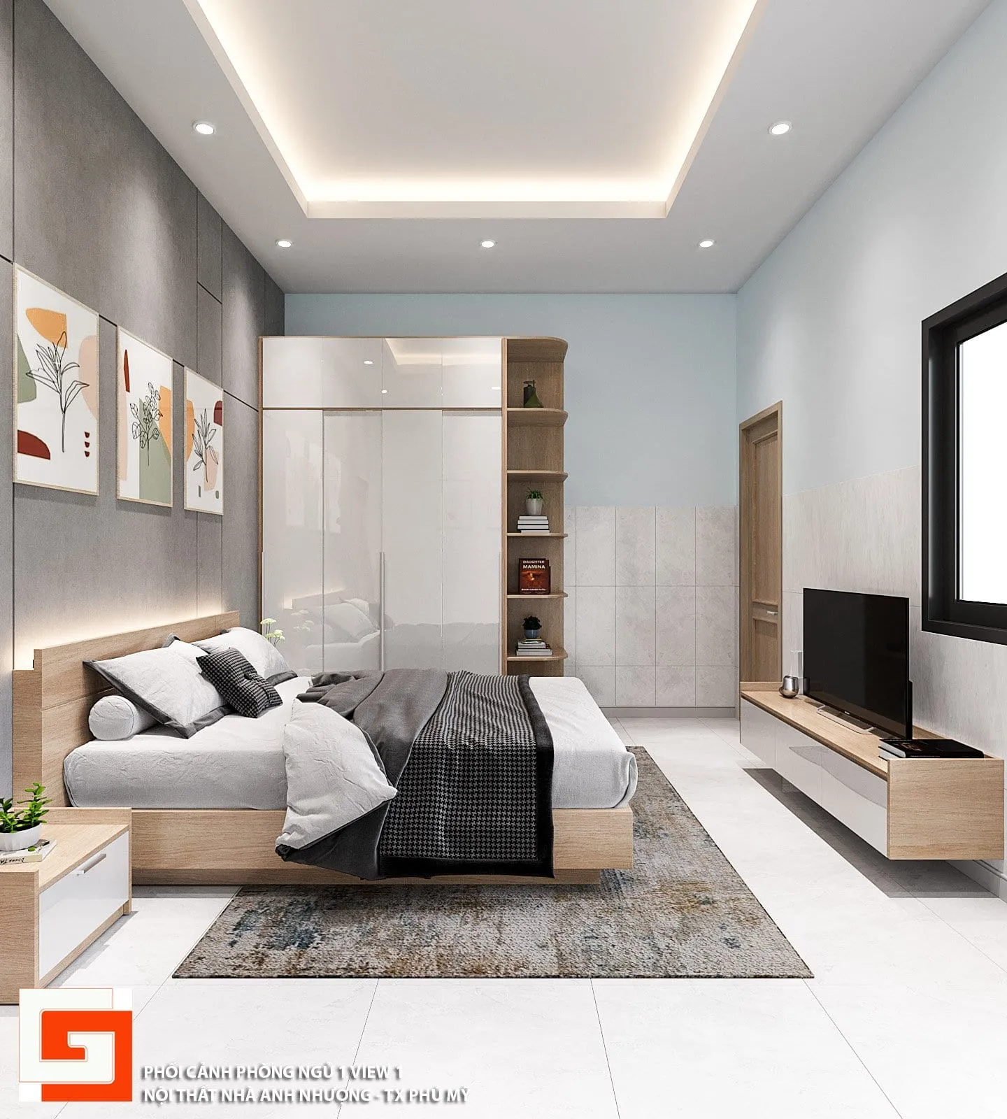 Nhà nghỉ anh Nhượng – phối cảnh 3